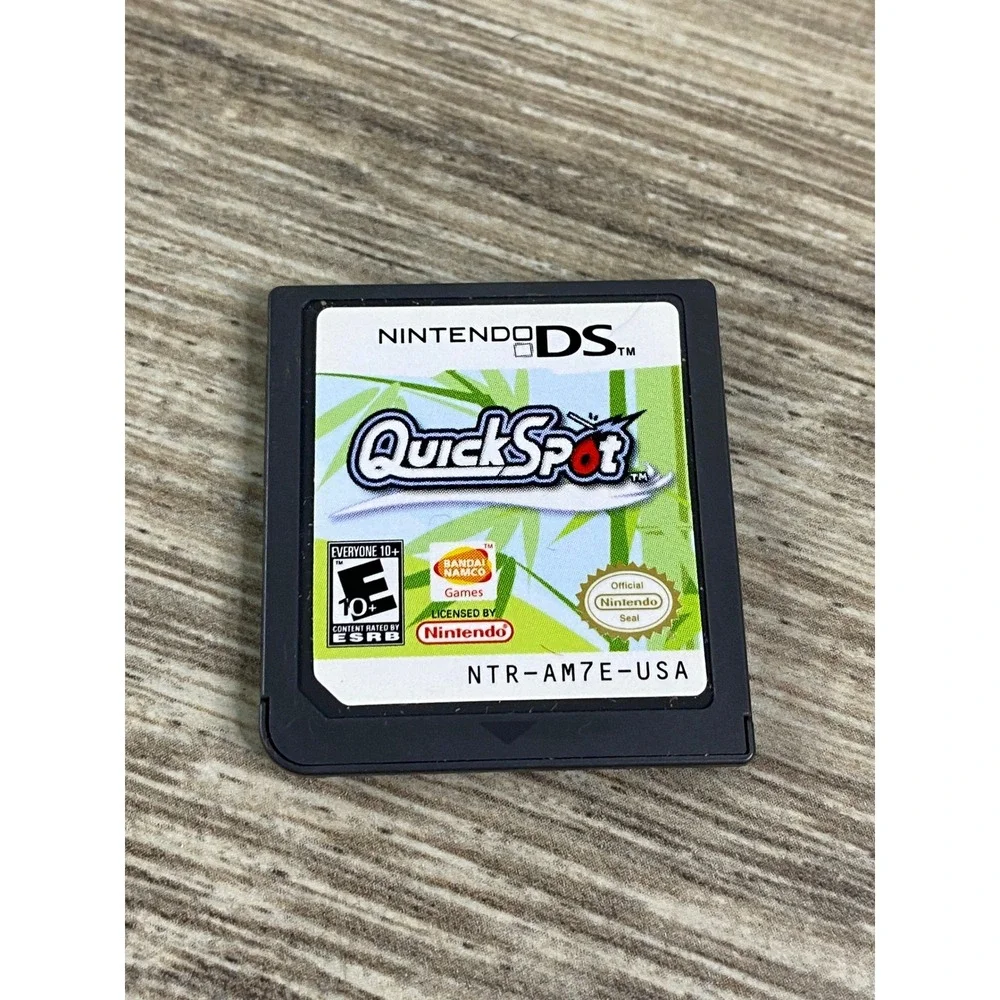 Nintendo DS QuickSpot Game Cartridge  Bandai Namco Puzzle‎ Mens Womens